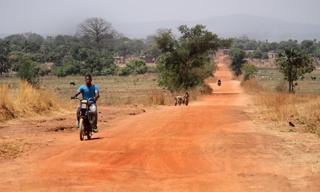 route de terre burkina faso